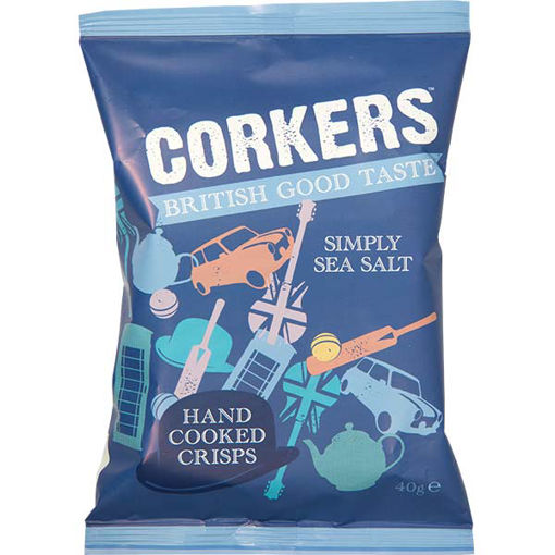 Picture of Corkers Simply Sea Salt Crisps (24x40g)