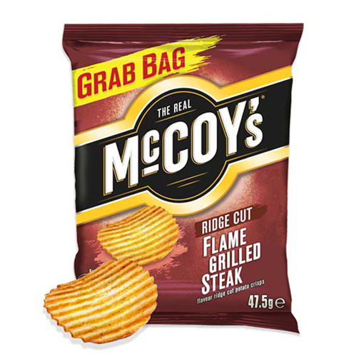 Picture of McCoy's Flame Grilled Steak Crisps (36x47.5g)