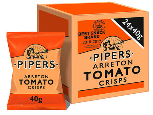 Picture of Arreton Tomato Crisps (24x40g)