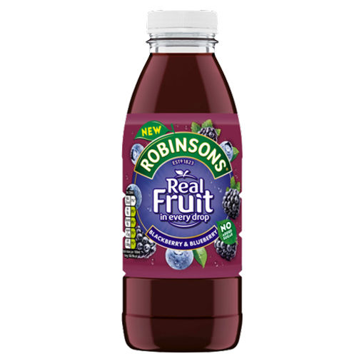 Picture of Robinsons Ready To Drink Blackberry & Blueberry (24x500ml)
