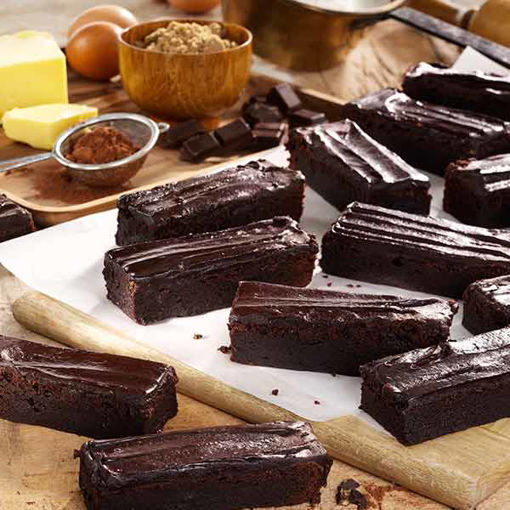 Picture of Chocolate Fudge Brownie Slice (18ptn)
