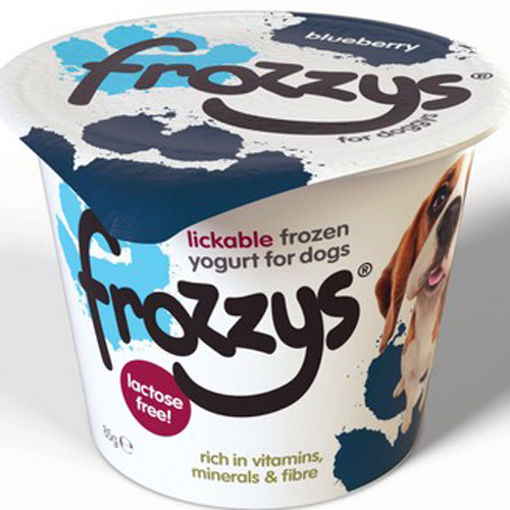 Picture of Frozzys Blueberry Frozen Yogurt for Dogs (24x85g)