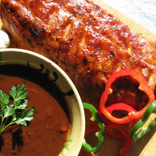 Picture of Big Jake's Full Rack of Ribs in BBQ Sauce (6x450g)