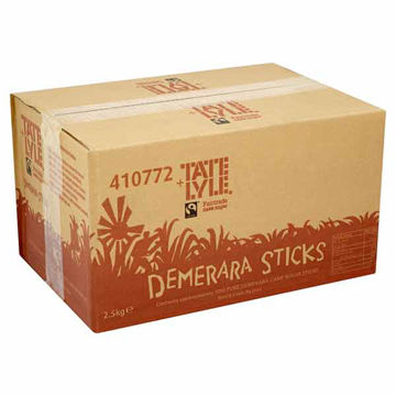 Picture of Tate & Lyle Fairtrade Demerara Sugar Sticks (1000x2.5g)