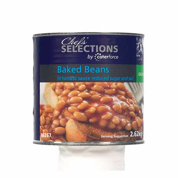 Picture of Chefs' Selections Low Sugar & Salt Baked Beans (6x2.62kg)