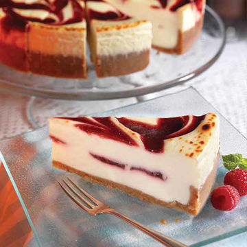 Picture of Sweet Street Raspberry & White Chocolate Brulee Cheesecake (2x14ptn)