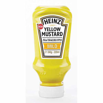 Picture of Heinz New York Deli Style Mild Yellow Mustard (8x220ml)
