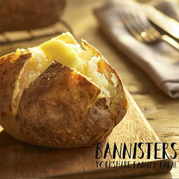 Picture of Bannisters Farm Large Ready Baked Jacket Potatoes (5x7)