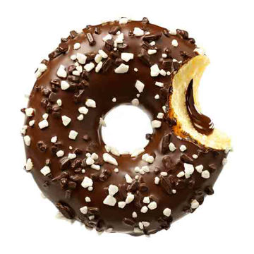 Picture of Donut Worry Be Happy The Belgiyummy Iced Ring Doughnut (12x74g)
