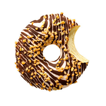 Picture of Donut Worry Be Happy Nutty Zafari Iced Ring Doughnut (12x59g)