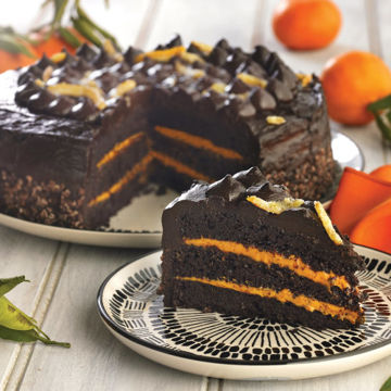 Picture of Mademoiselle Desserts Vegan Chocolate & Orange Cake (14ptn)