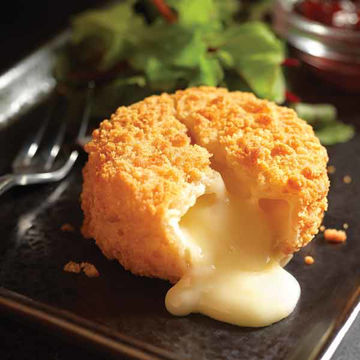 Picture of Golden Crumb Breaded Camembert Rounds (8x10)