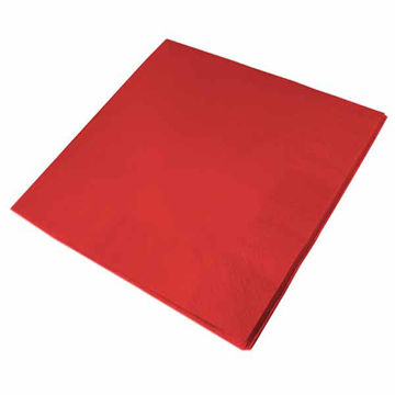 Picture of Swantex 40cm/2ply Red Napkins (16x125)