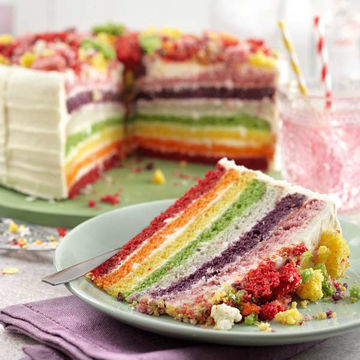 Picture of Chefs' Selections Rainbow Cake (16ptn)