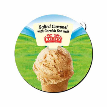 Picture of Kelly's of Cornwall Salted Caramel Ice Cream (4.5L)