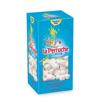 Picture of La Perruche Pure Cane Rough White Sugar Cubes (8x1kg)