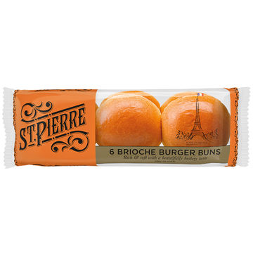 Picture of St Pierre Brioche Burger Buns (7x6)