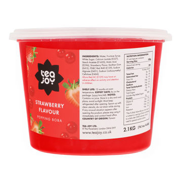 Picture of Tea Joy Strawberry Popping Boba (4x2.1kg)