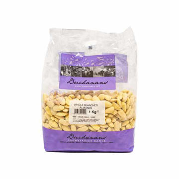 Picture of Buchanans Whole Blanched Almonds (6x1kg)