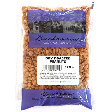Picture of Buchanans Dry Roasted Peanuts (6x1kg)