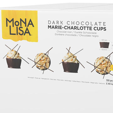 Picture of Callebaut Mona Lisa Marie-Charlotte Chocolate Cups (2.4kg)