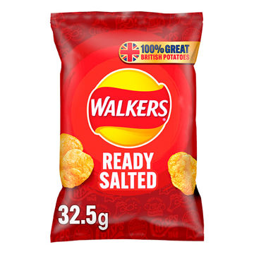Picture of Walkers Ready Salted Crisps (32x32.5g)
