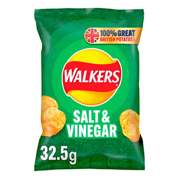 Picture of Walkers Salt & Vinegar Crisps (32x32.5g)