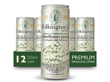 Picture of Folkington's Gently Sparkling Elderflower Pressé (12x250ml)