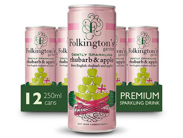 Picture of Folkington's Gently Sparkling Rhubarb & Apple Pressé (12x250ml)