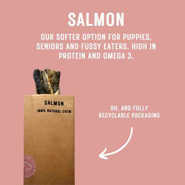 Picture of The Canine Menu Salmon Dog Chews (25x28g)