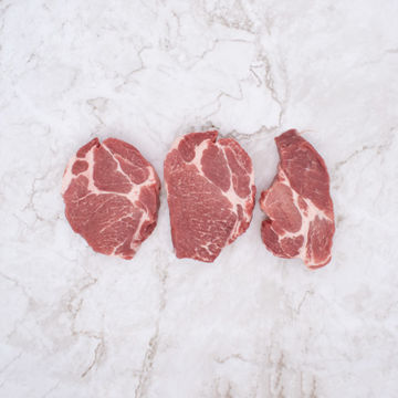 Picture of Pork - Shoulder, Steak, Avg 7oz, Each (Price per Kg)
