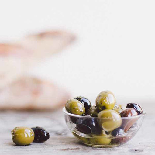 Picture of Silver & Green Mixed Pitted Olives with Herbs de Provence (10x1.75kg)