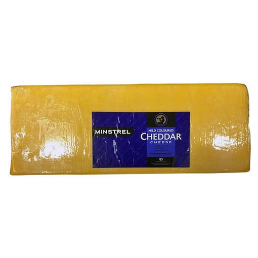 Picture of Minstrel Mild Coloured Cheddar (4x5kg)