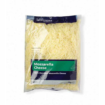 Picture of Chefs' Selections Grated Mozzarella Cheese (6x2kg)