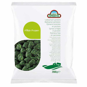 Picture of Greens Leaf Spinach Portions (4x2.5kg)