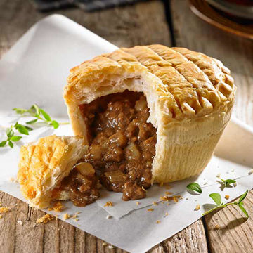 Picture of Wrights Baked Beef & Onion Pies (12x230g)