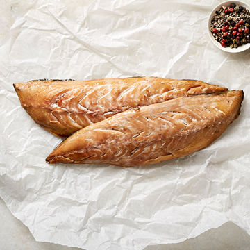 Picture of Sykes Seafood Smoked Mackerel Fillets, 70-120g (3kg)