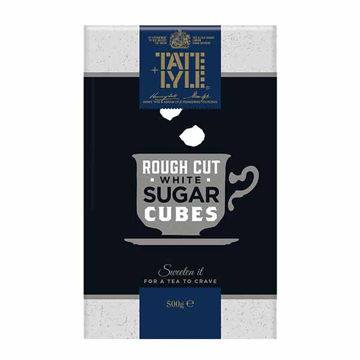 Picture of Tate & Lyle Rough Cut White Sugar Cubes (8x1kg)