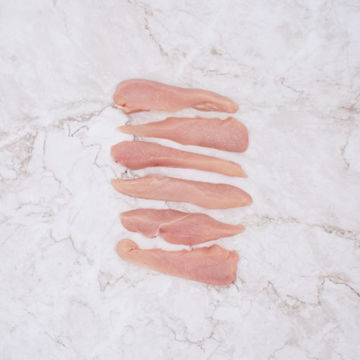 Picture of Chicken - Strips, Hand Cut, Avg. 45-60g (Avg 2.5kg Pack)