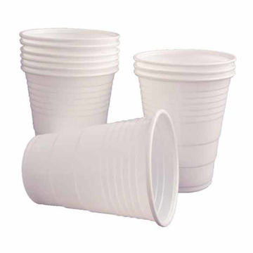 Picture of Robinson Young Caterpack 7oz / 207ml White Plastic Cups (1000x7oz)