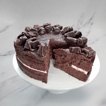Picture of Proper Maid Vegan Chocolate Cherry Brownie Cake (14ptn)