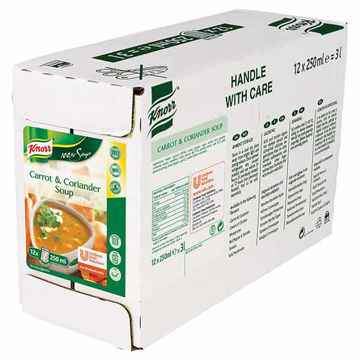 Picture of Knorr 100% Carrot & Coriander Soup (12x250ml)