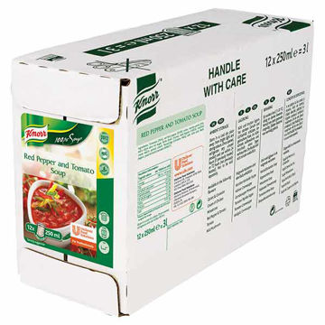 Picture of Knorr 100% Red Pepper & Tomato Soup (12x250ml)