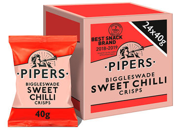 Picture of Pipers Biggleswade Sweet Chilli Crisps (24x40g)