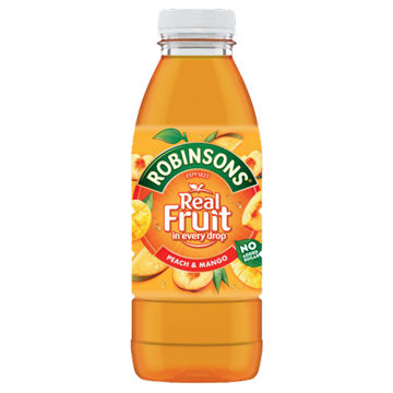 Picture of Robinsons Real Fruit Peach & Mango (12x500ml)