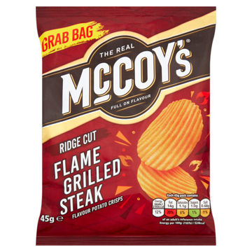 Picture of McCoy's Flame Grilled Steak Crisps (36x45g)