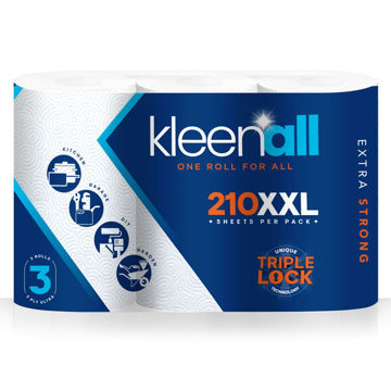 Picture of Kleenall Kitchen Roll 3 Ply Heavy Duty (4x3)
