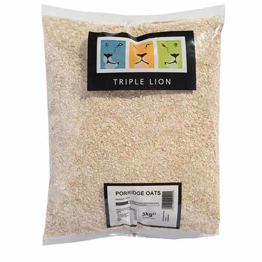 Picture of Triple Lion Porridge Oats (3x3kg)