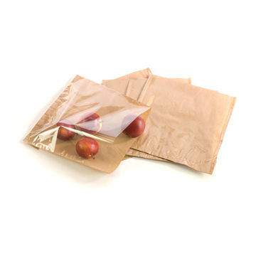Picture of Euro Packaging Brown Film Fronted Paper Bags (1000)