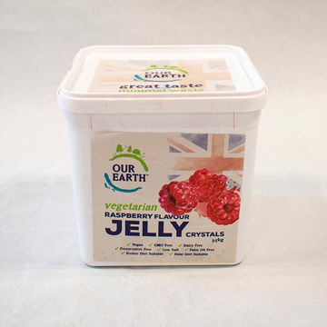 Picture of Our Earth Raspberry Flavour Jelly Crystals (4x3.5kg)